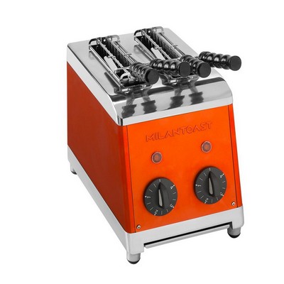 MILANTOAST Toaster 2 tongs ORANGE 220-240v 50/60hz 1,37kw